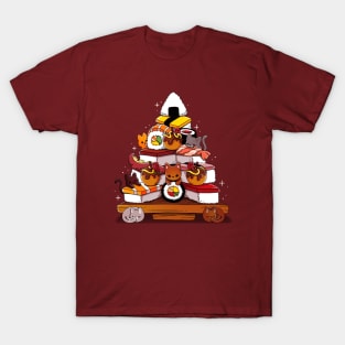 Sushi Cat Tree T-Shirt